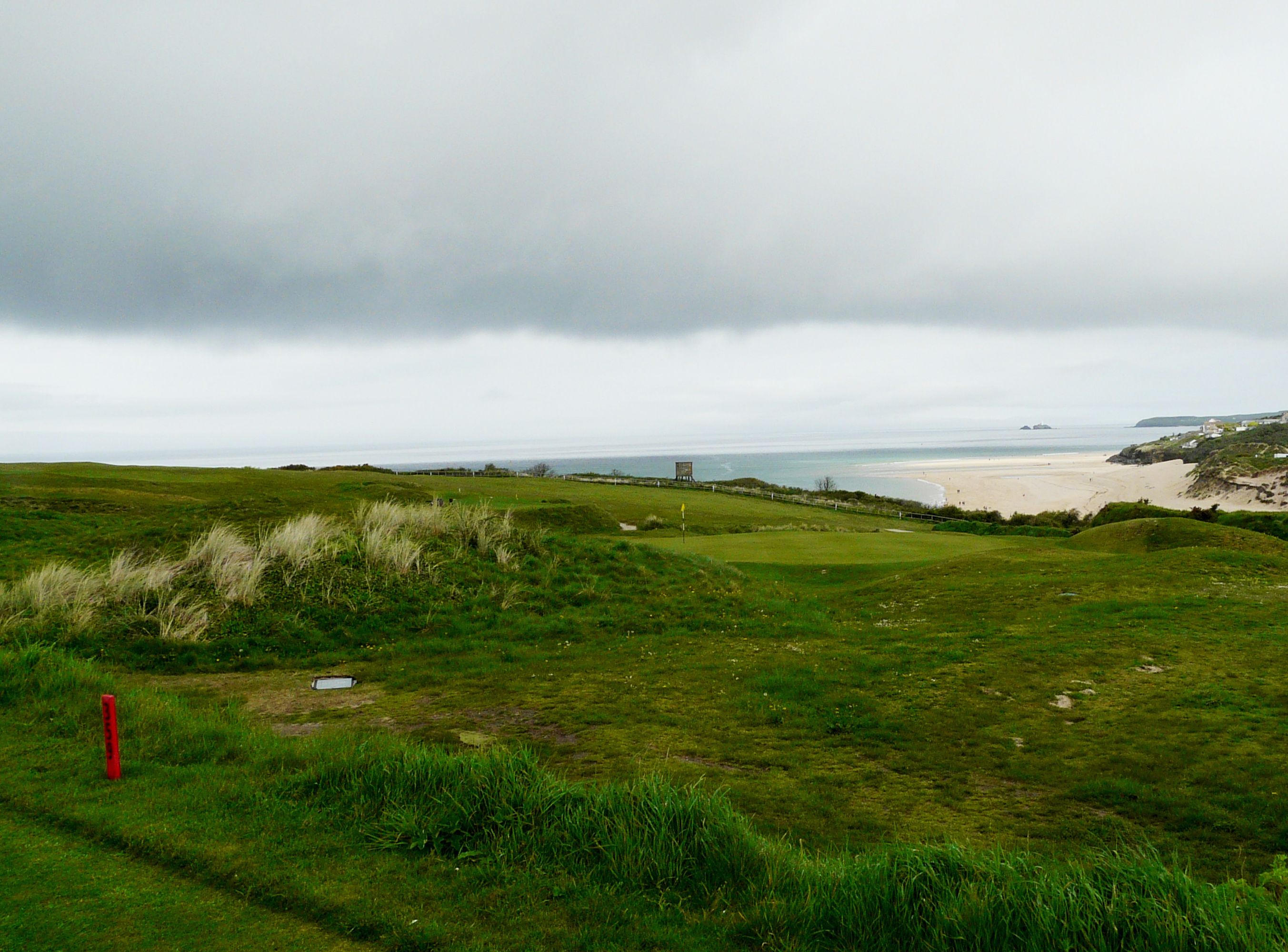 Definitiv kein Strandwetter: West Cornwall GC (Foto: Monica Deniers)