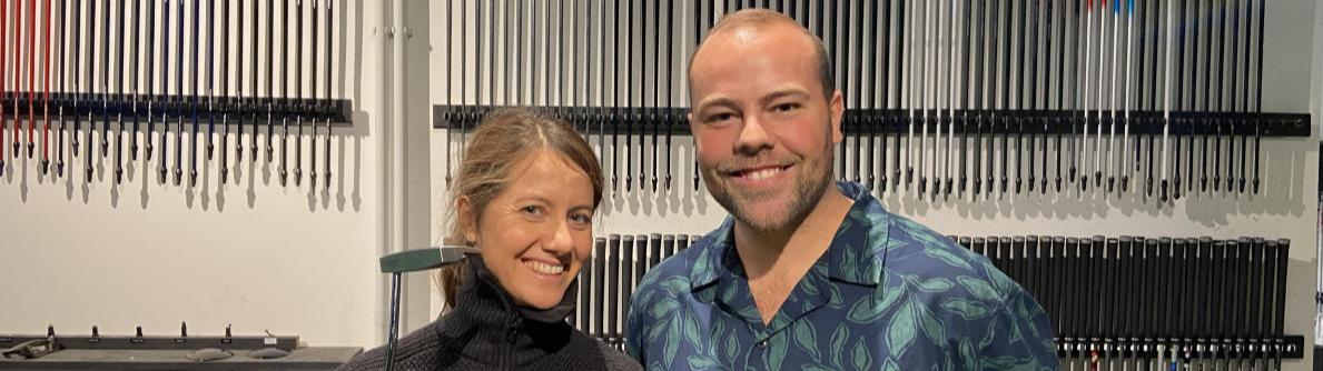 Happy mit dem neuen Putter - der Rest kommt später