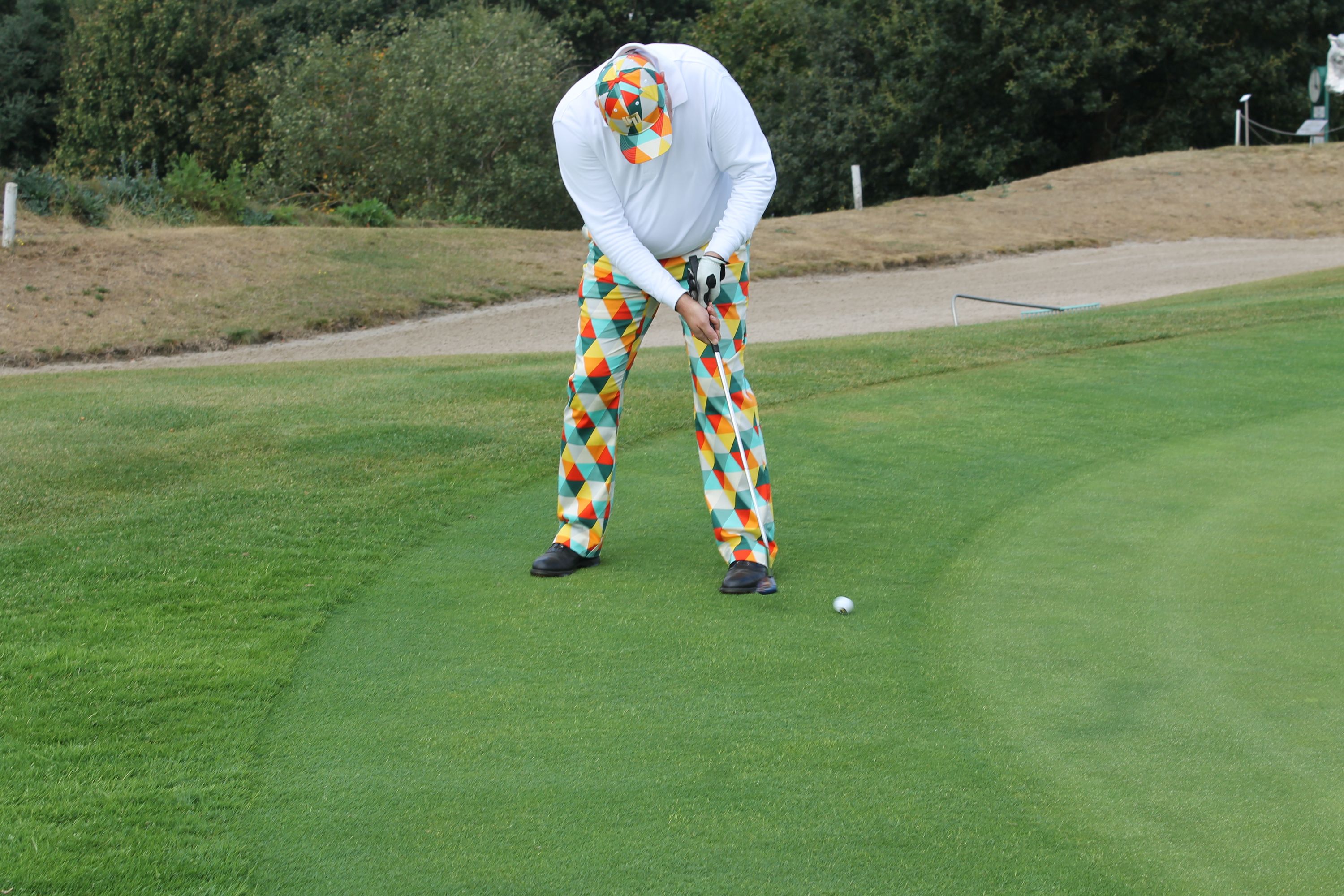 Auch bunt ist heute auf dem Golfplatz gern gesehen. (Foto: VcG)