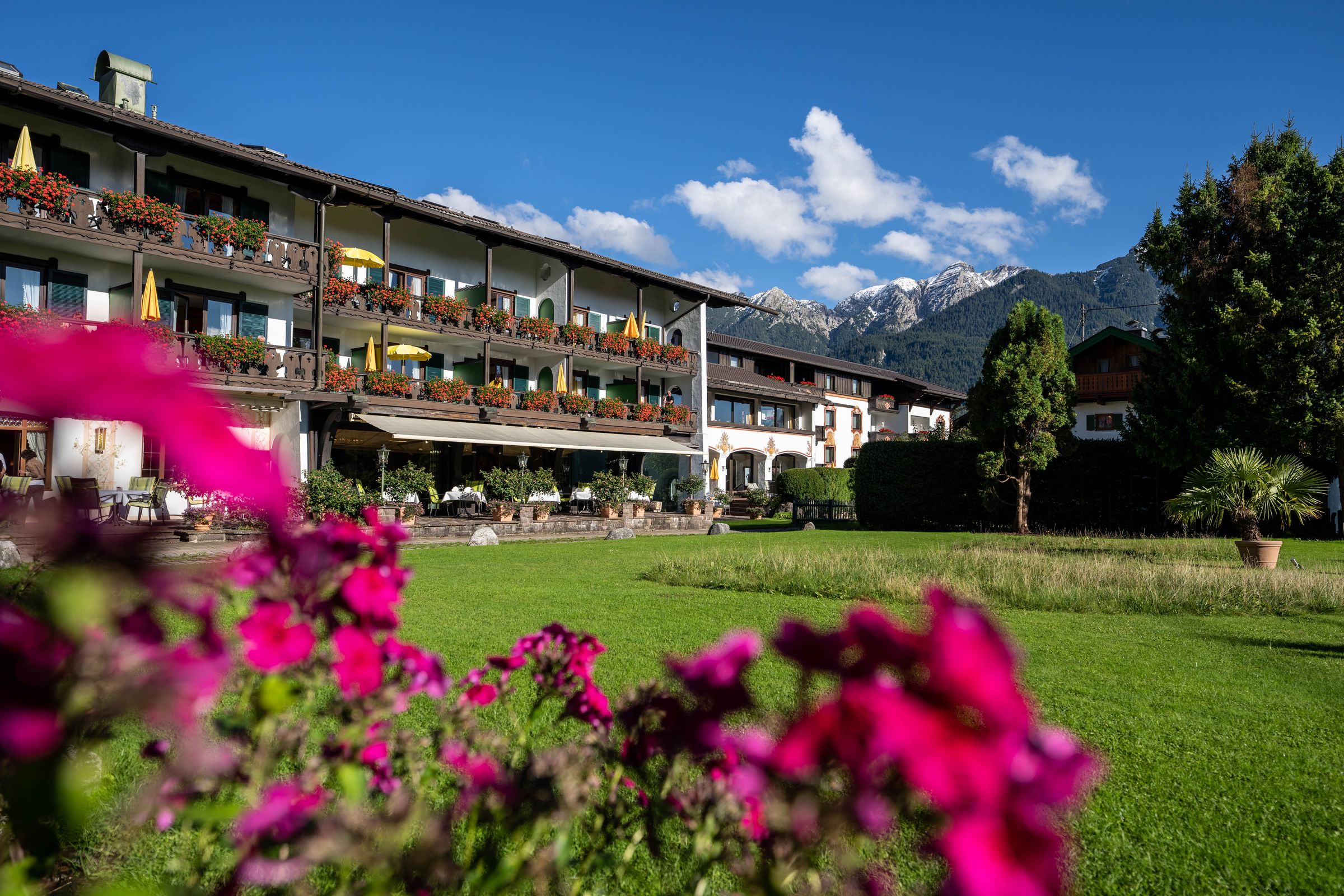 Ideal zum Relaxen: das Parkhotel Wallgau