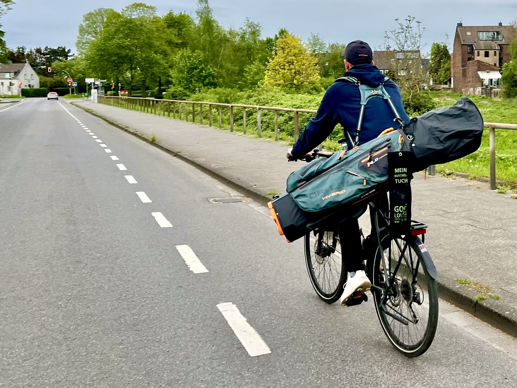 Warum nicht mal zum Golfplatz radeln?