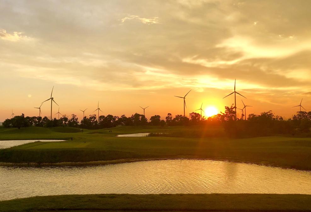 Hügel und onduliertes Grün sorgen beim GC Bockfließ für Herausforderung